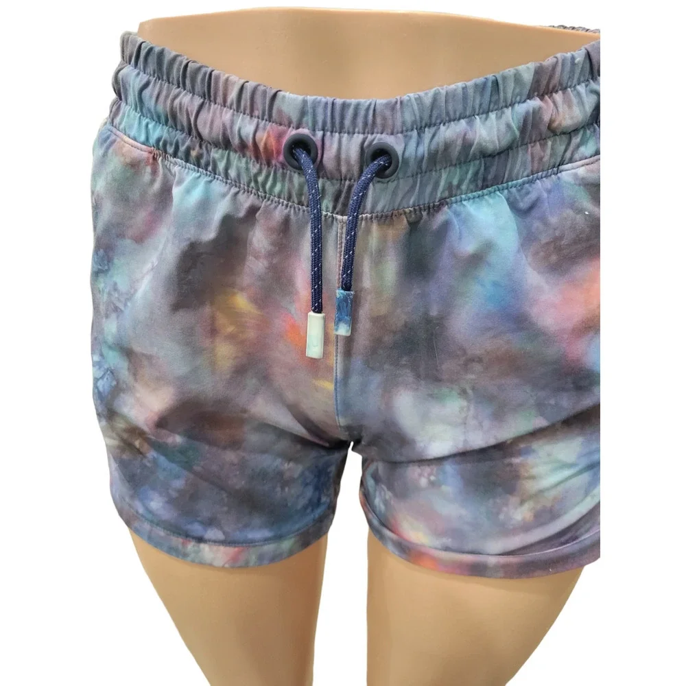 Athleta All Play Tie Dye Printed‎ Athletic Shorts Size XXL 16